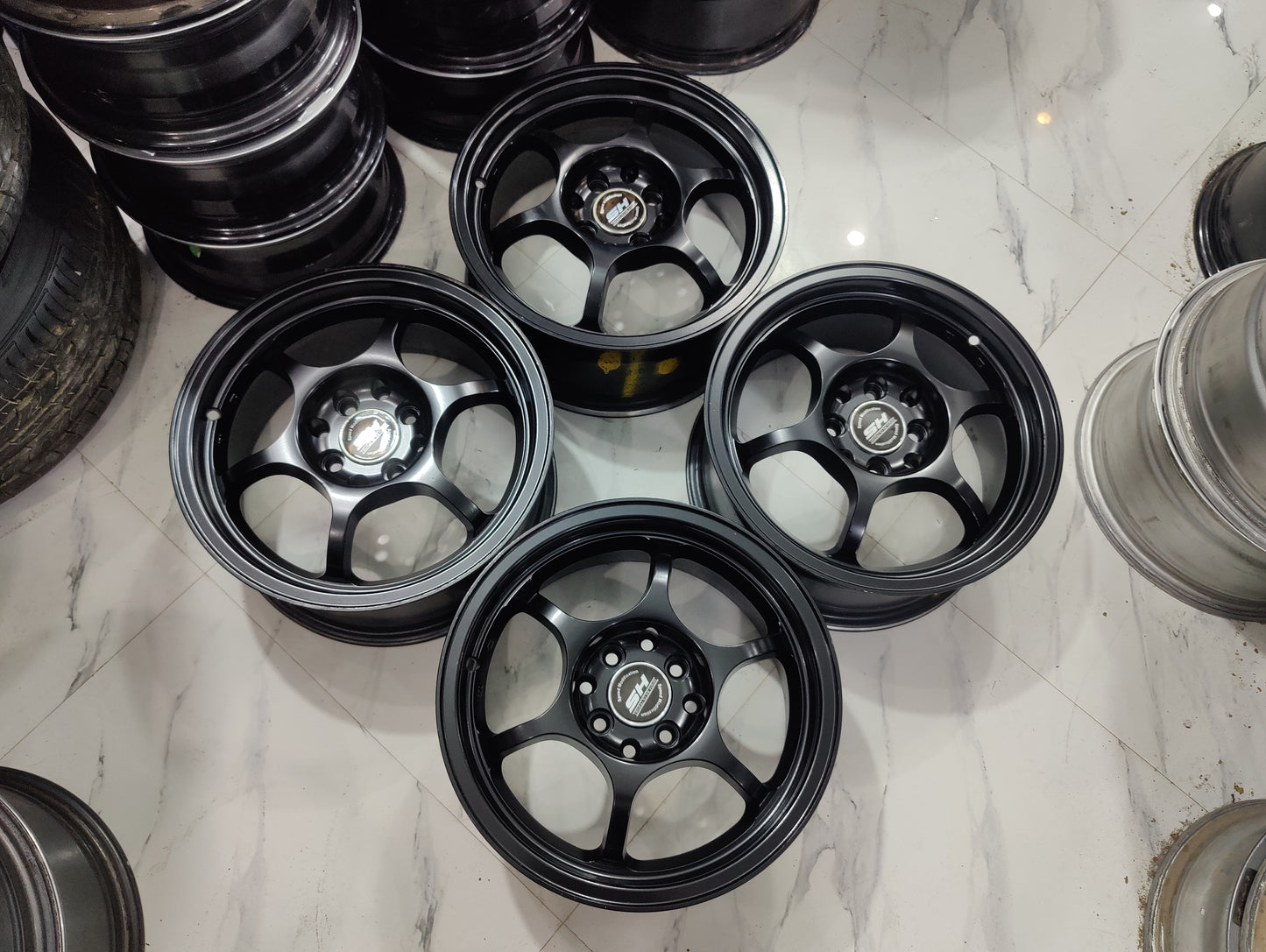 Black Racing Wheels