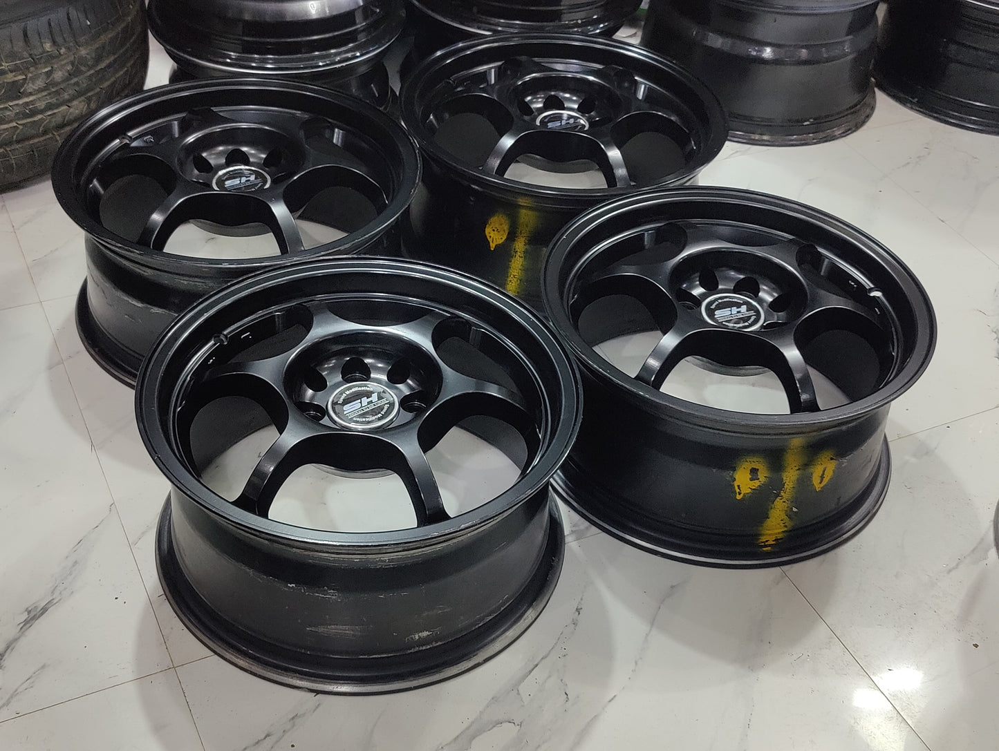 Black Racing Wheels