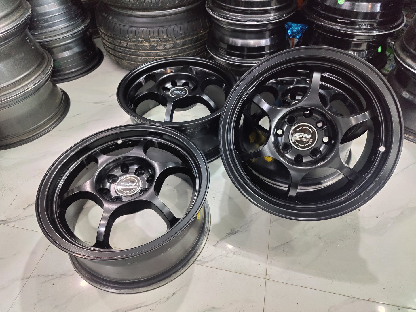 Black Racing Wheels