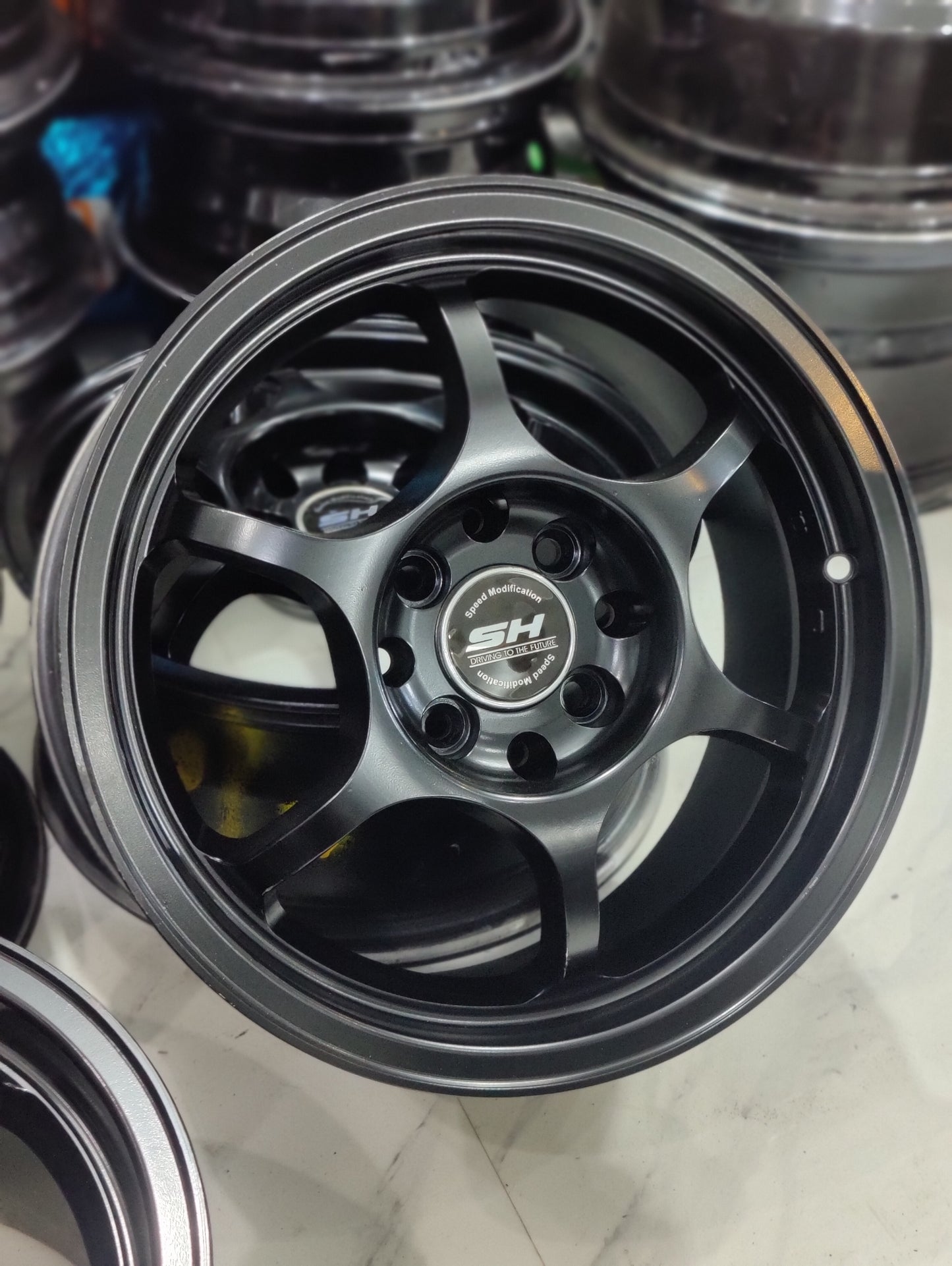 Black Racing Wheels