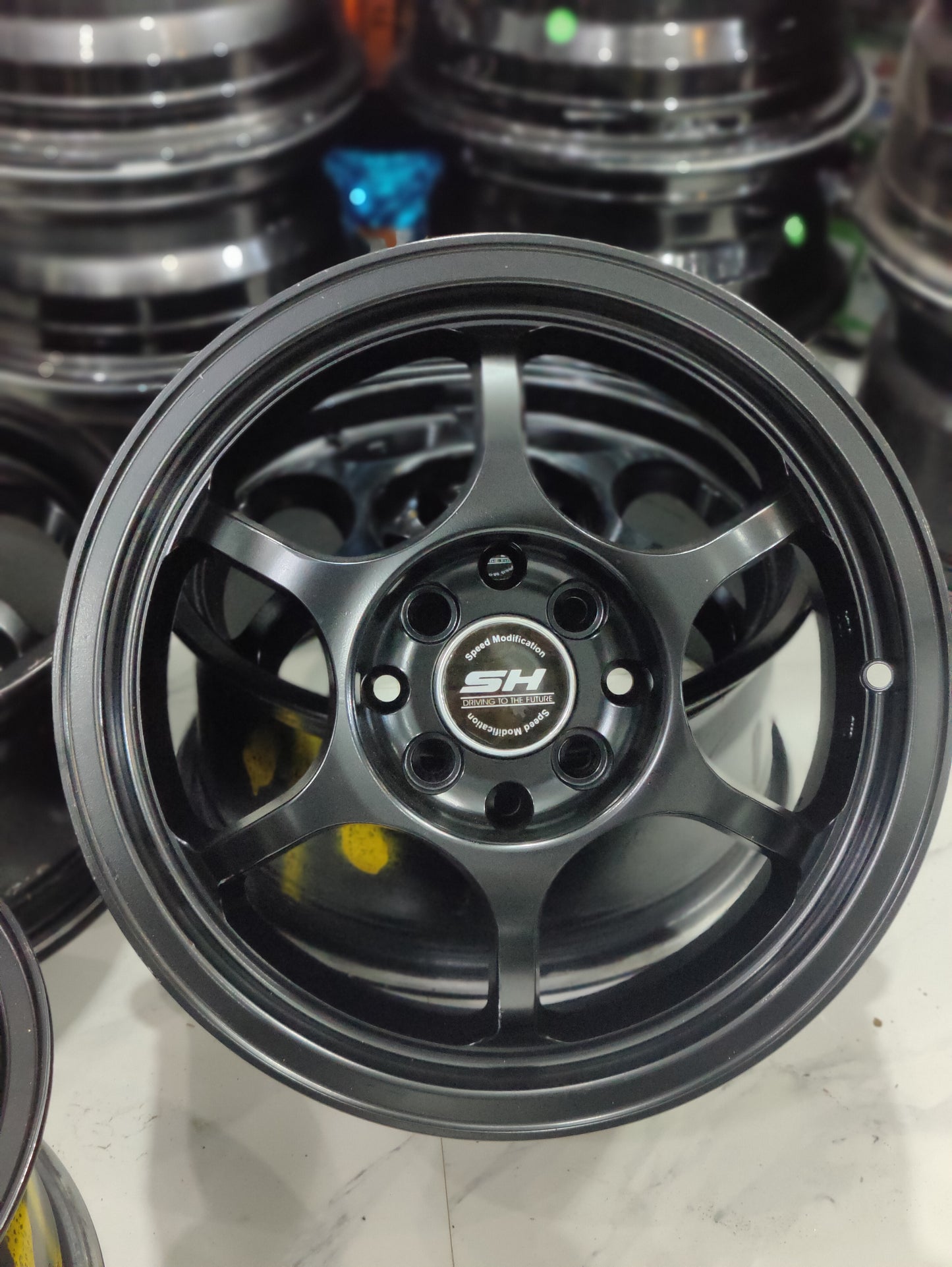 Black Racing Wheels