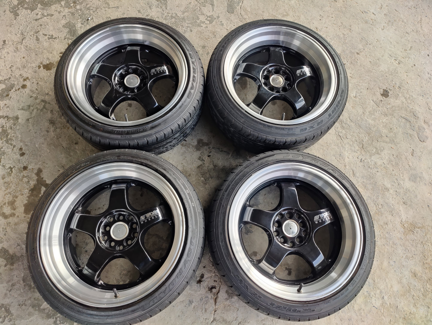 Work S1 with New Tyres