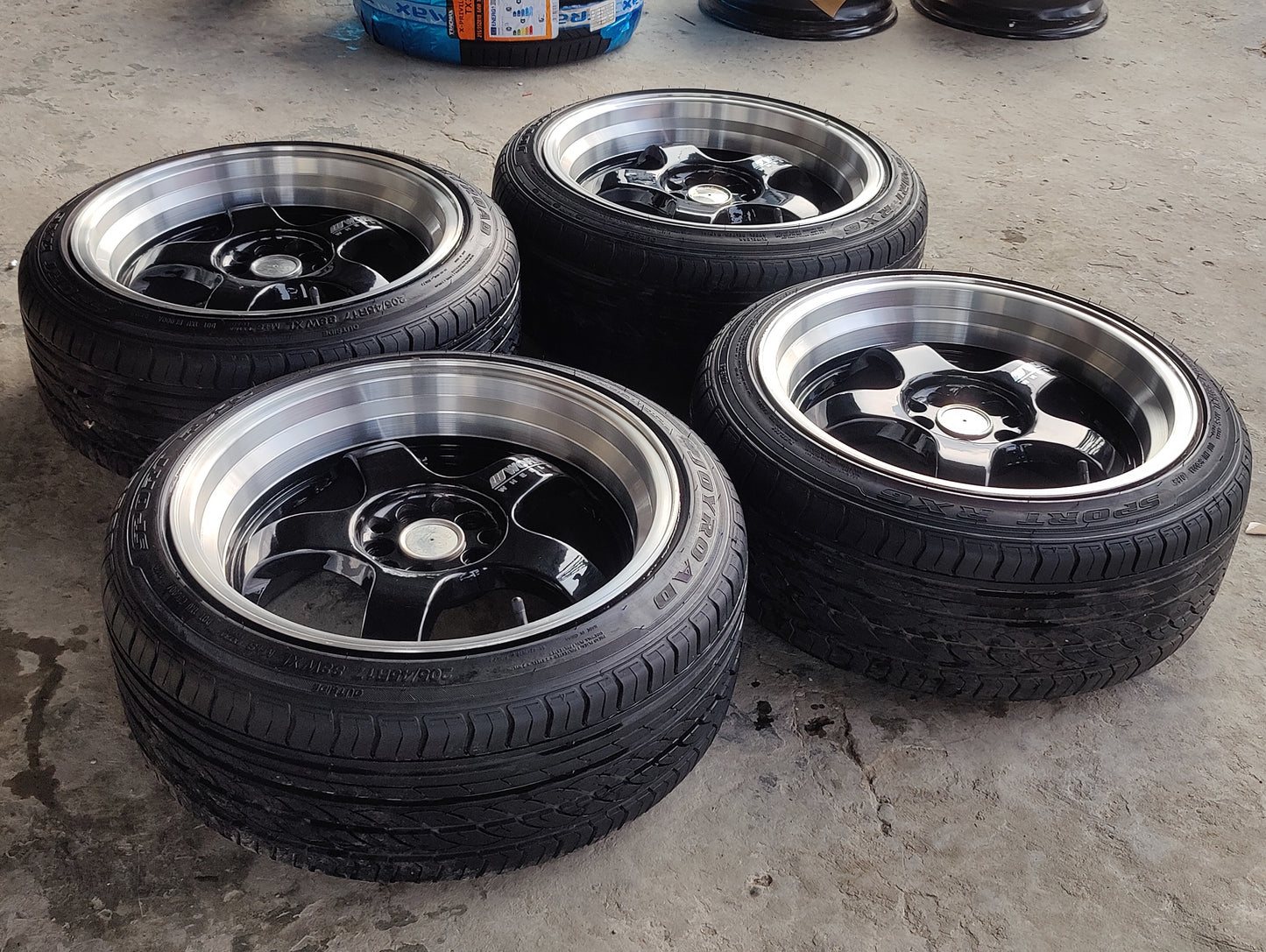 Work S1 with New Tyres