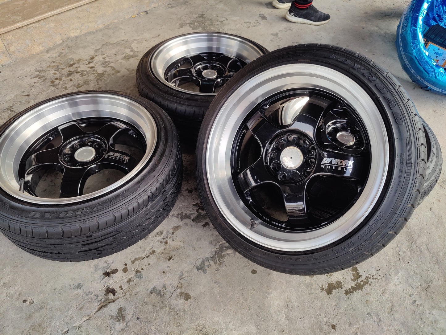 Work S1 with New Tyres
