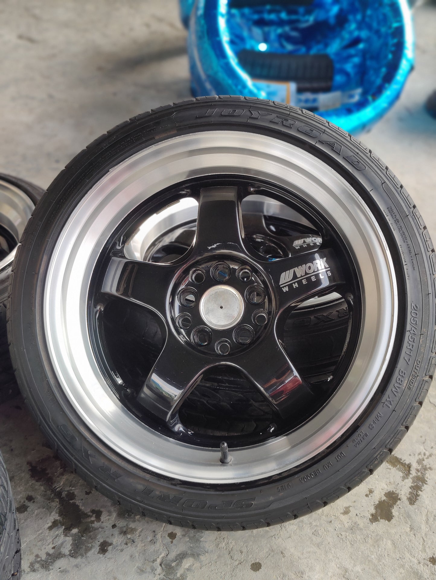 Work S1 with New Tyres