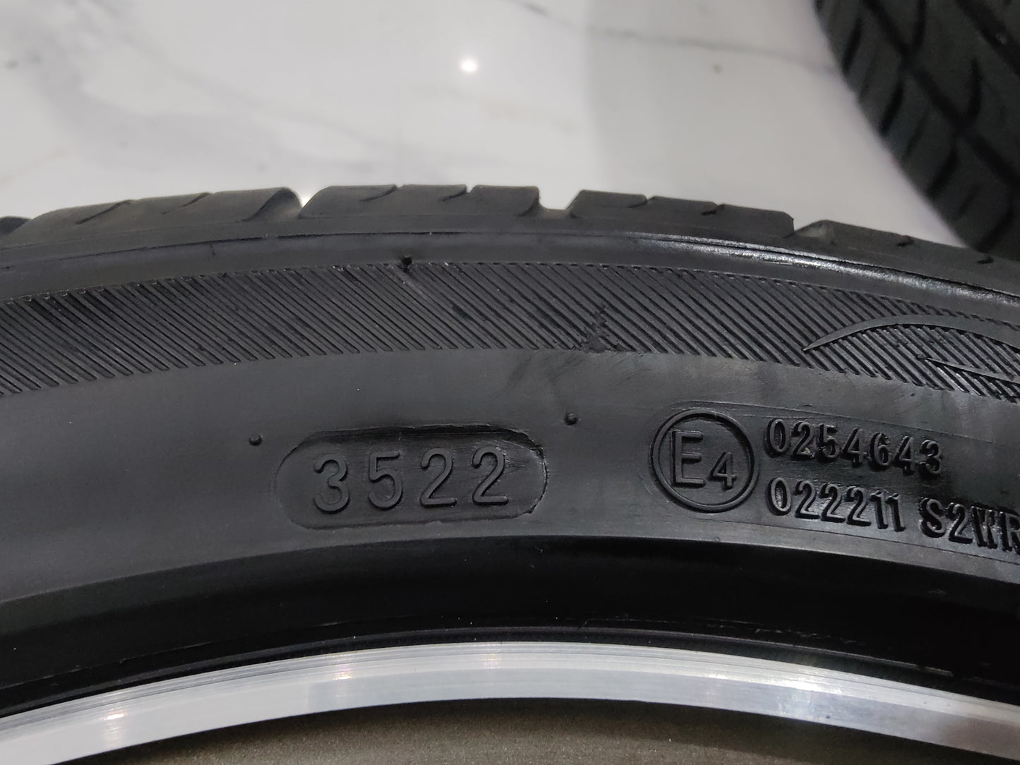 Black Racing Wheels with Almost New Tyres