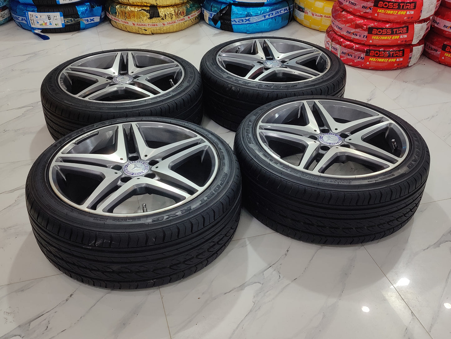 Mercedes AMG Wheels and Tyre