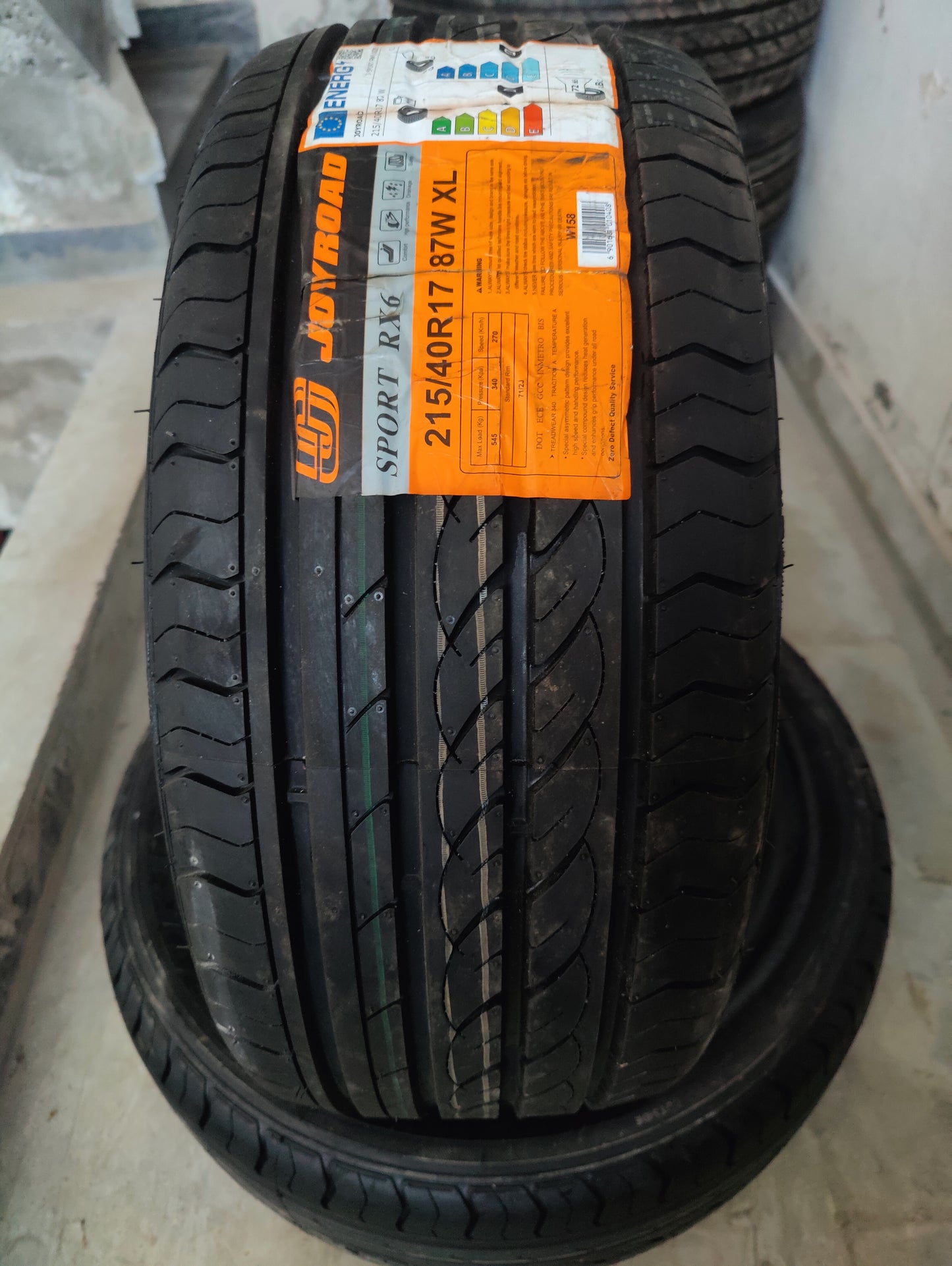 215/40/17 Brand New JoyRoad tyres set available