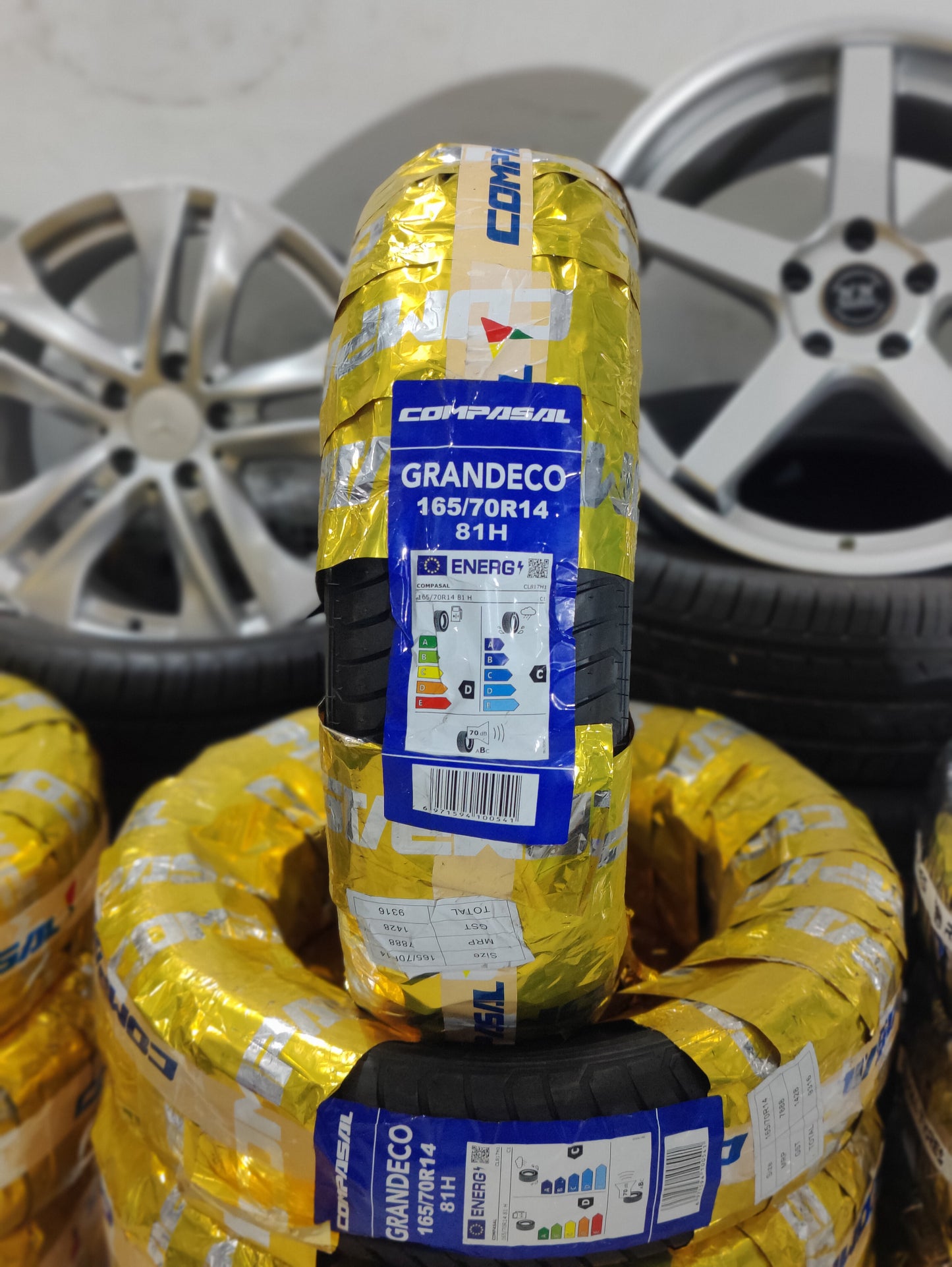 165/70/14 compasal fresh 2026 import tyres set available