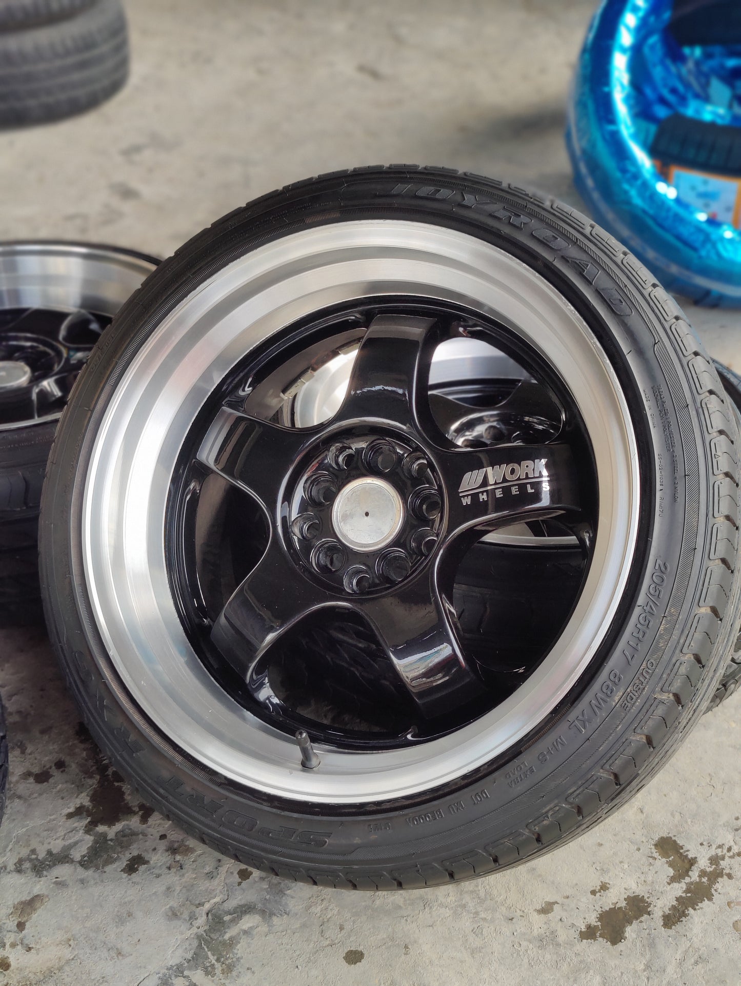 Work S1 with New Tyres