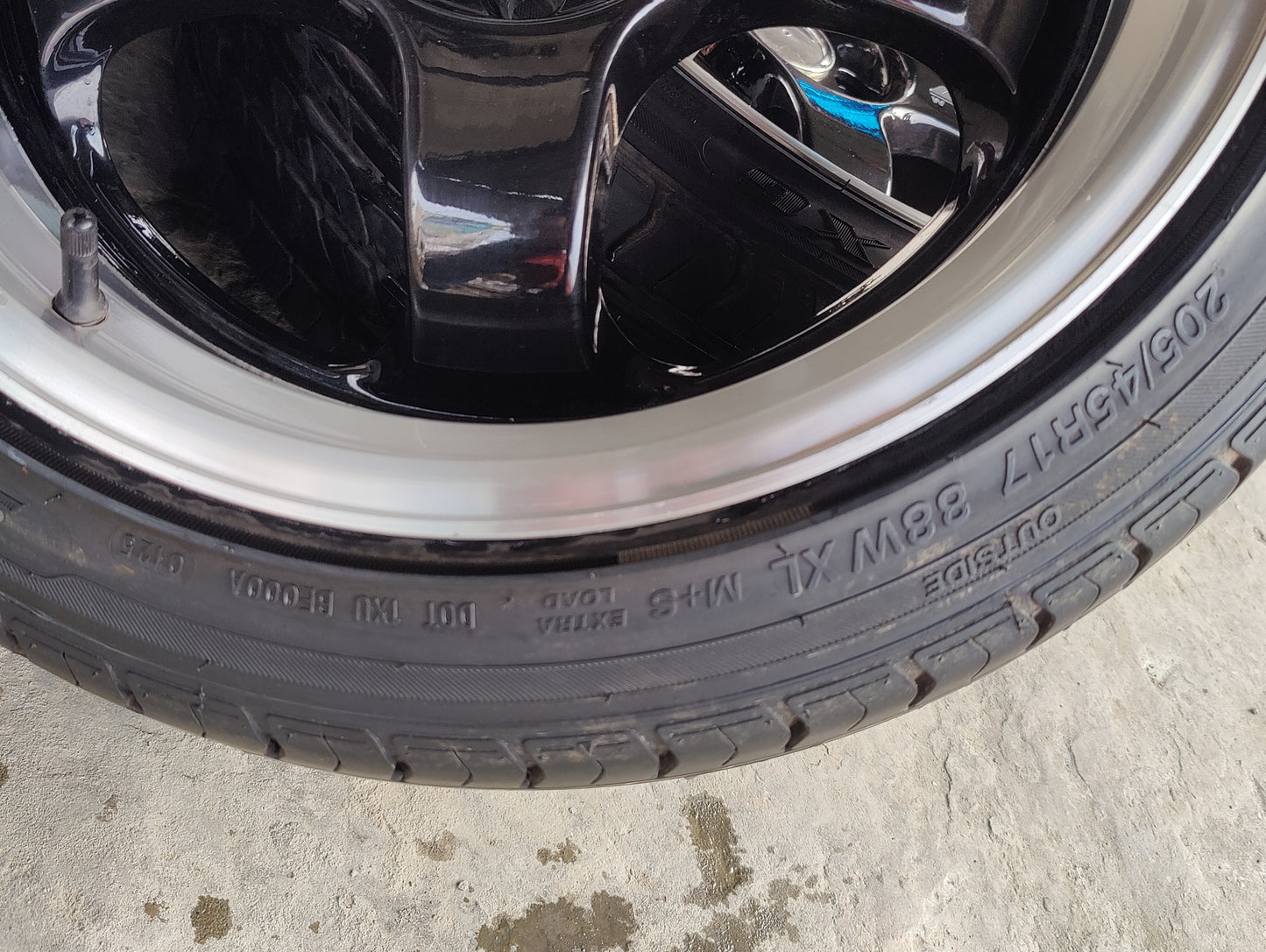 Work S1 with New Tyres