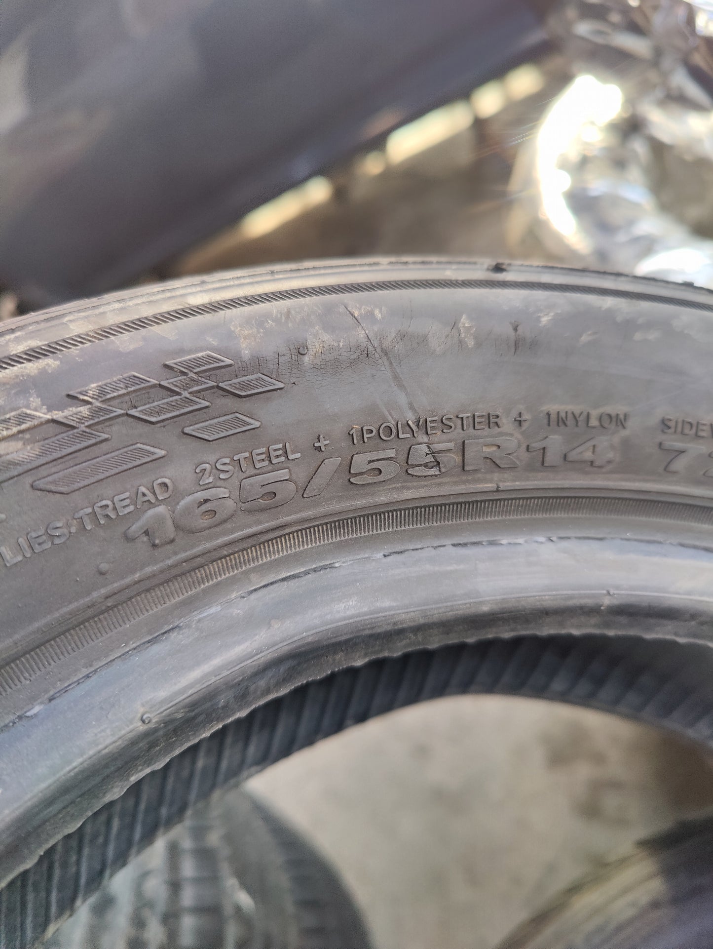 165/55/14 zetro qabli tyres set available
