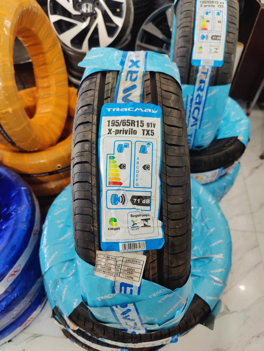 195/65/15 New Tracmax fresh 2026 import tyres set available
