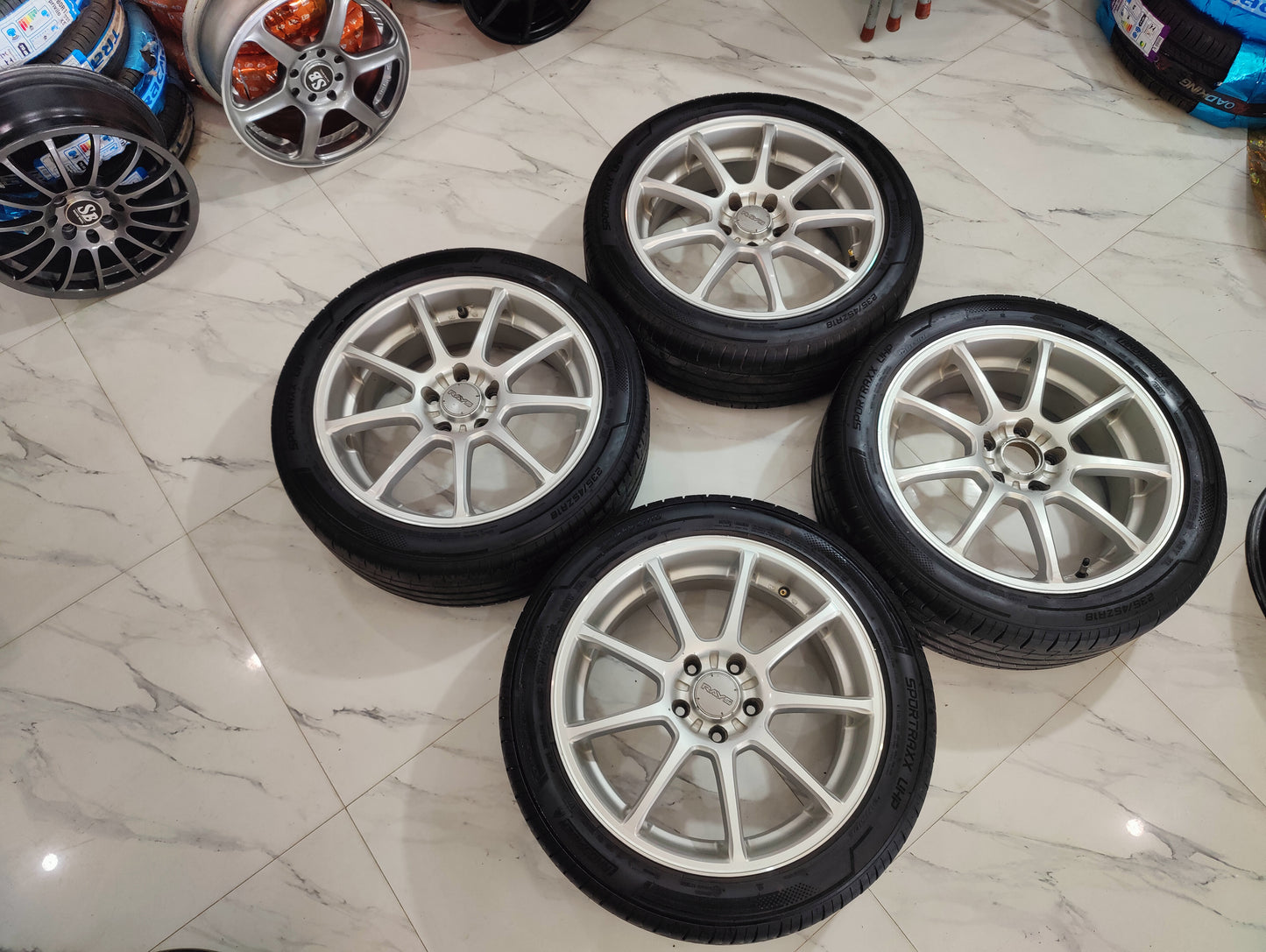 Original Rays eng Japan wheels &tyres