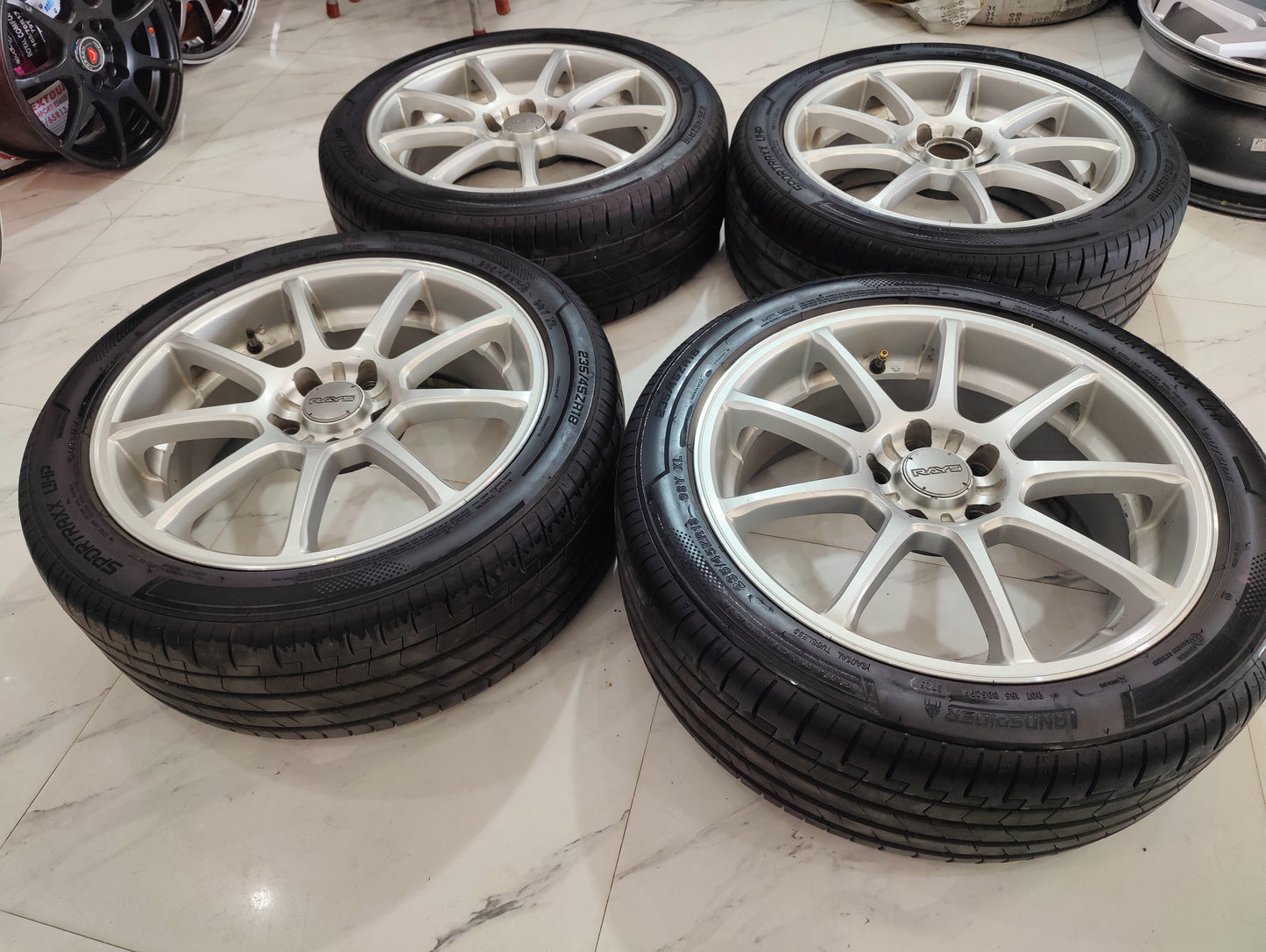 Original Rays eng Japan wheels &tyres