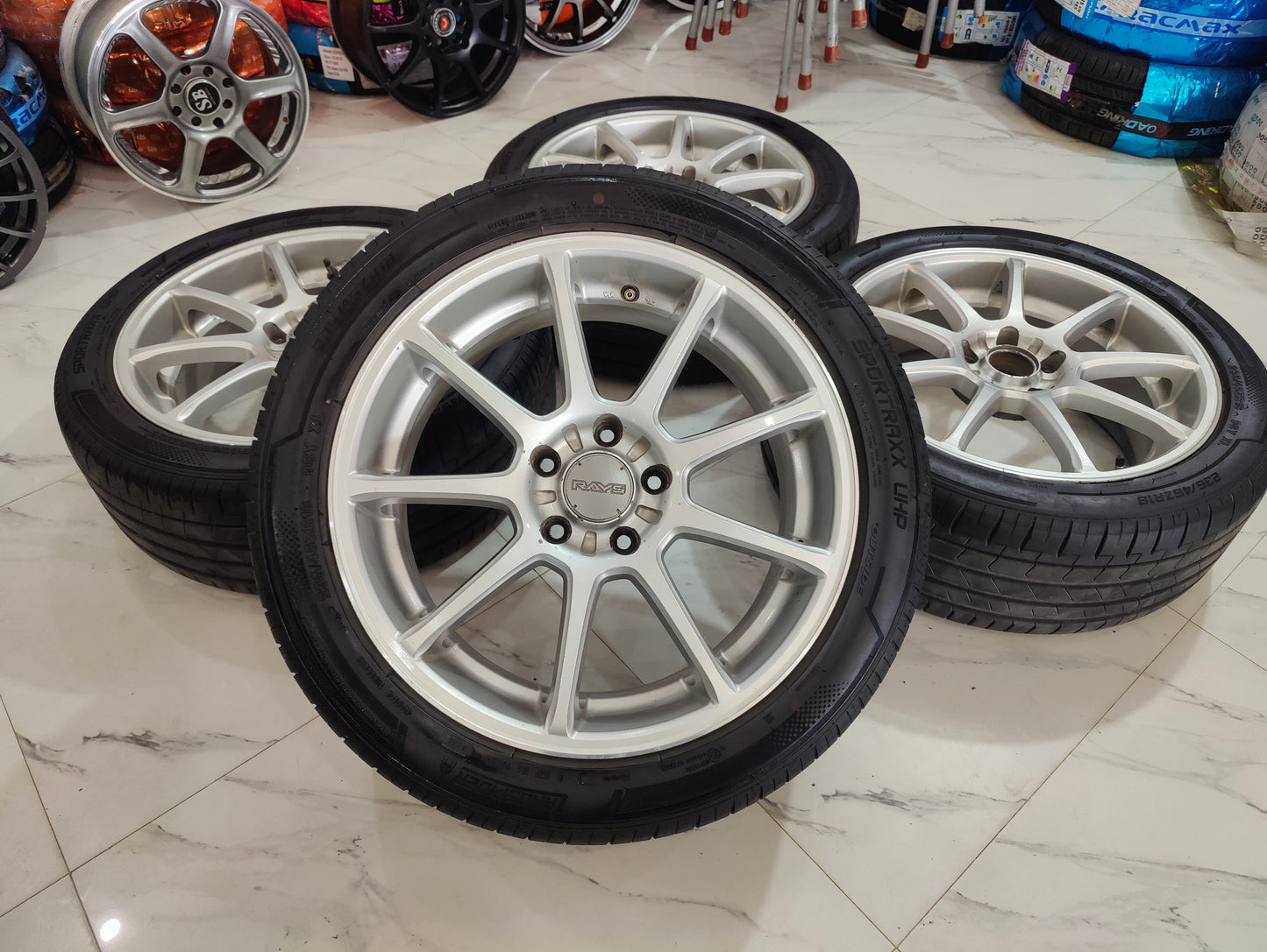 Original Rays eng Japan wheels &tyres