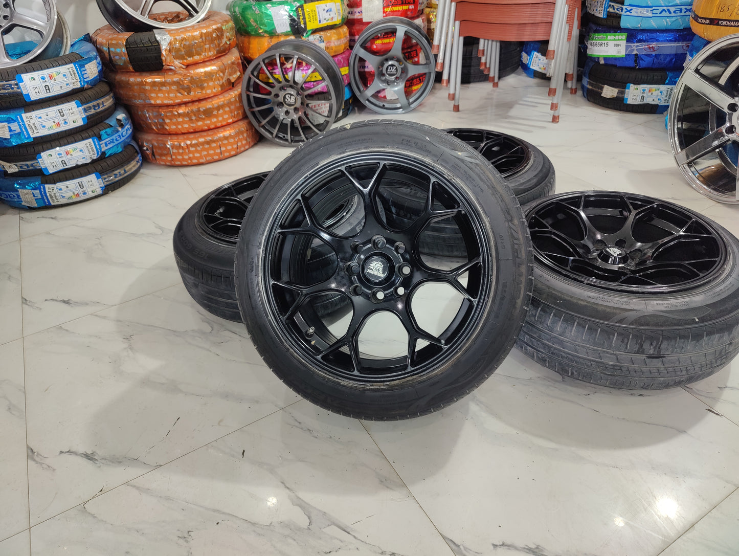 Shougun 528 original condition wheels&tyres