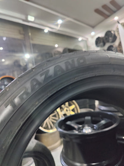 185/55/15 Trazano tyres set available 1day used