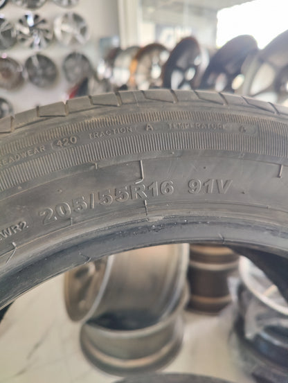 205/55/16 DURUN used tyres set available almost new