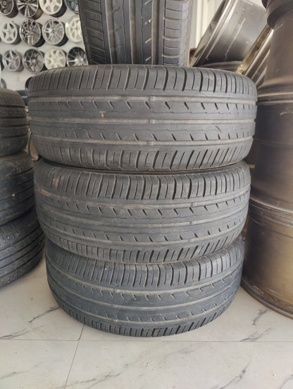 215/55/16 Yokohama blue earth es32 used tyres set available