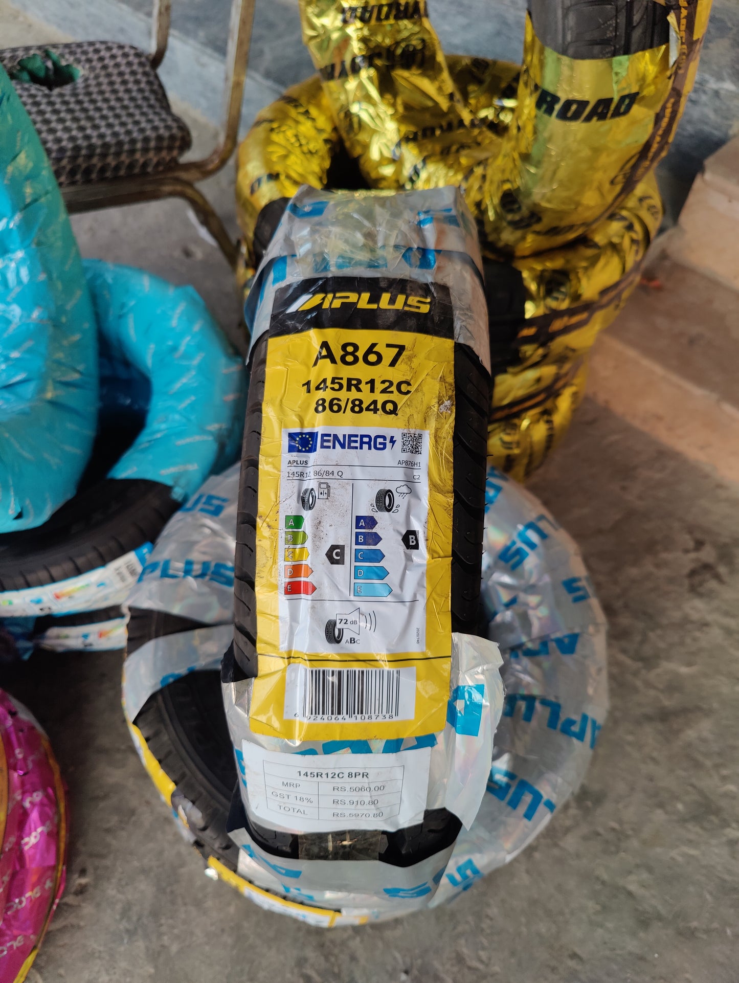 145/R/12 new A plus fresh 2026 import tyres set available
