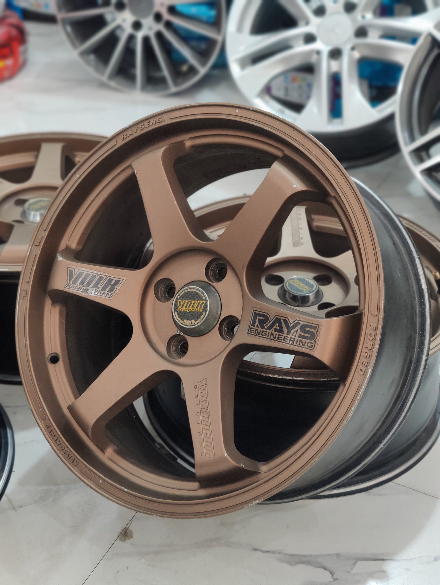 Ray's te37 forged wheels