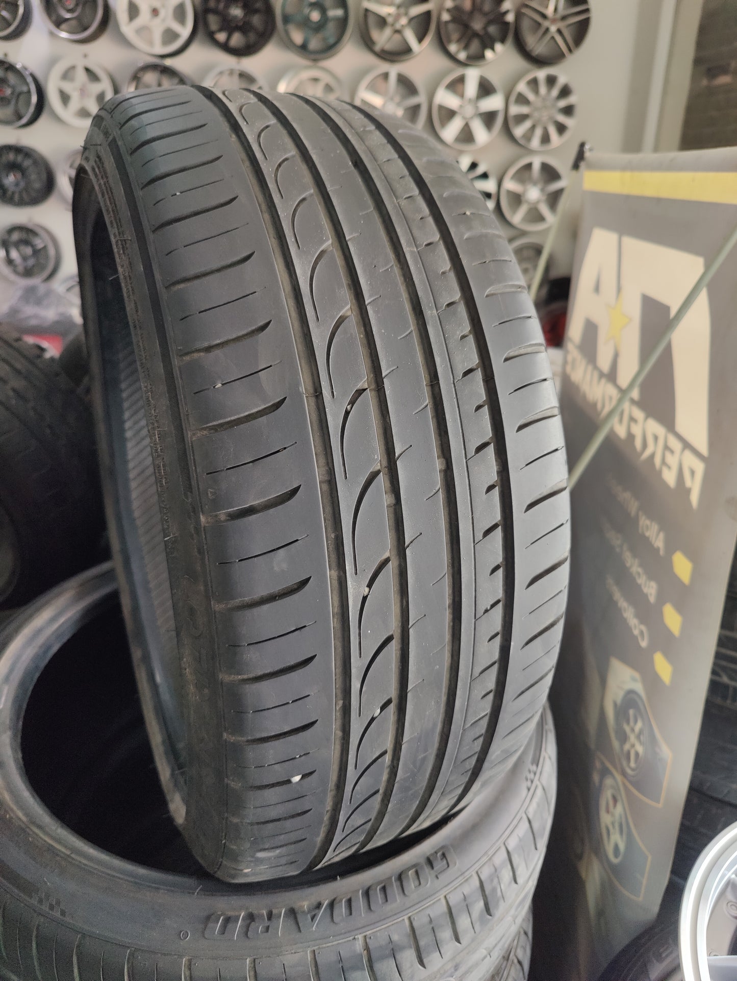 205/40/17 goodard used tyres 3p