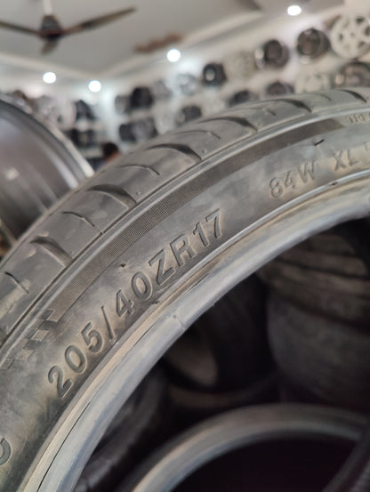 205/40/17 goodard used tyres 3p