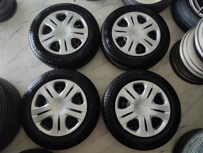City new 2026 steels rims& tyres set 175/65/15