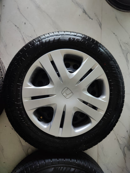 City new 2026 steels rims& tyres set 175/65/15