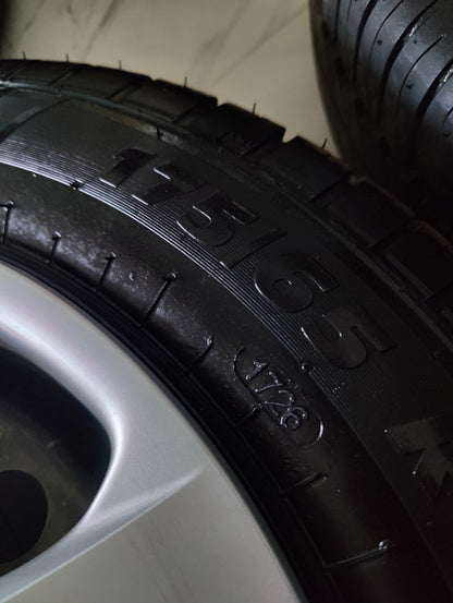 City new 2026 steels rims& tyres set 175/65/15