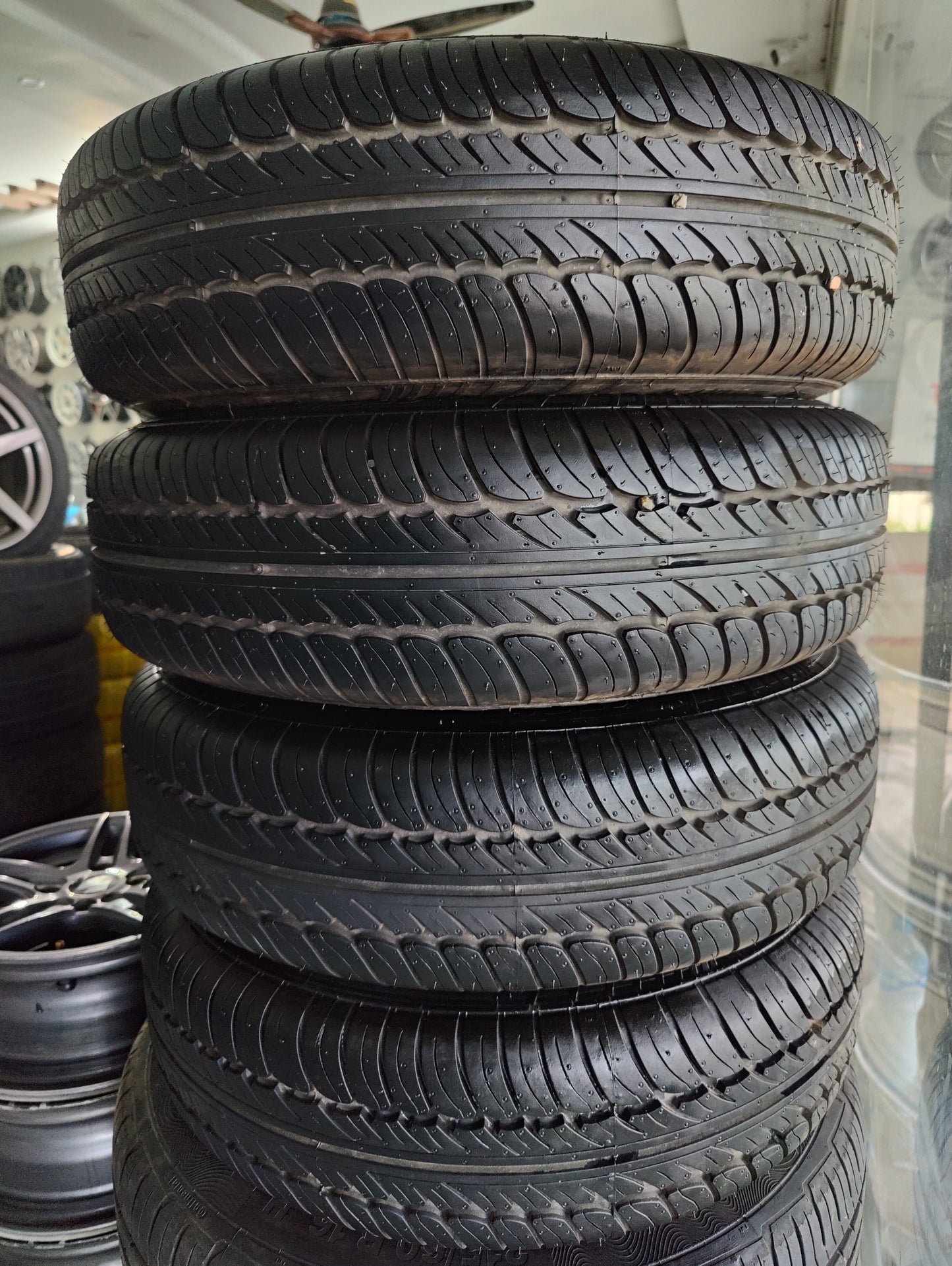 City new 2026 steels rims& tyres set 175/65/15