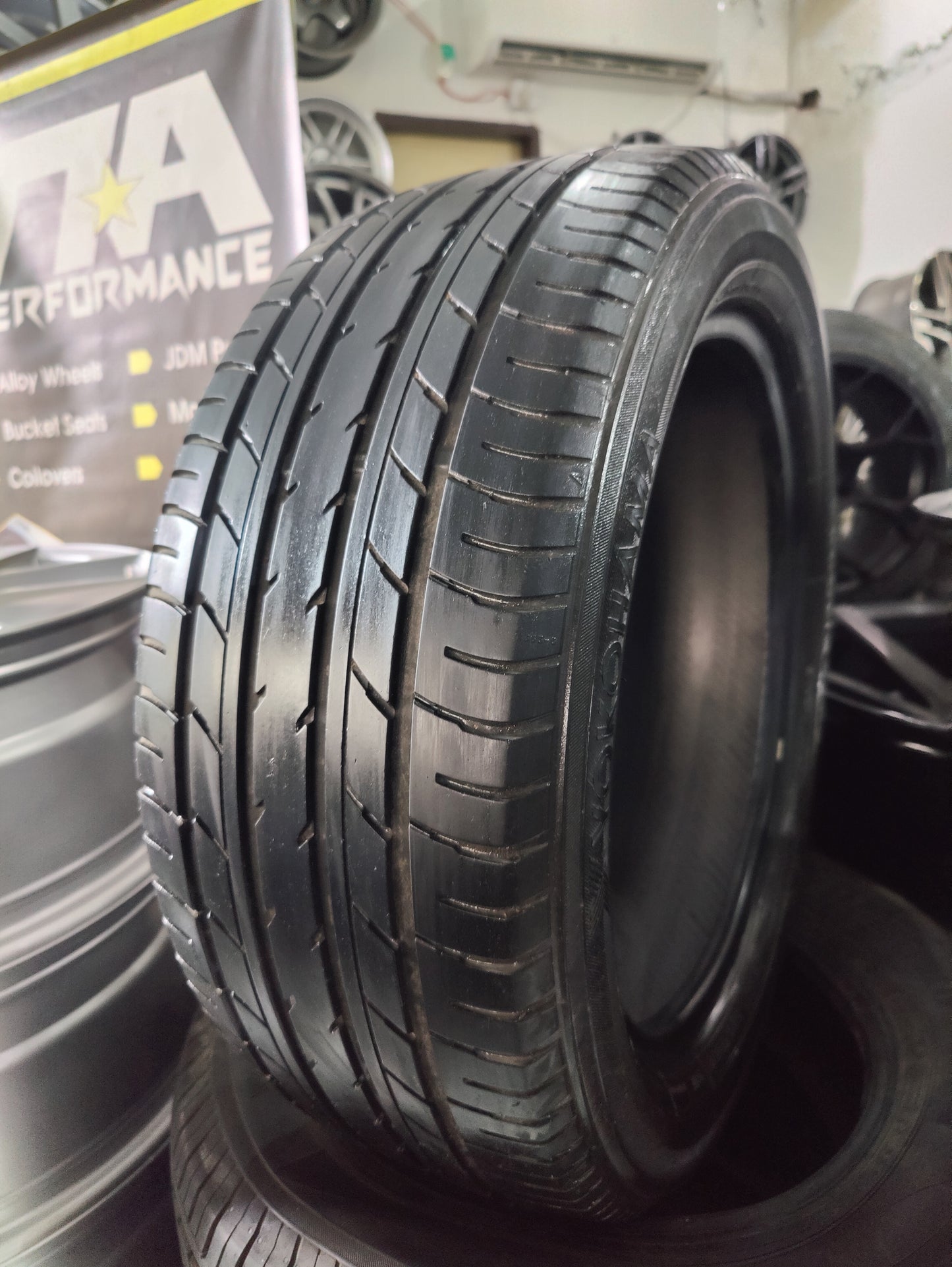 225/50/17 Yokohama DB Decibel used tyres set 75%
