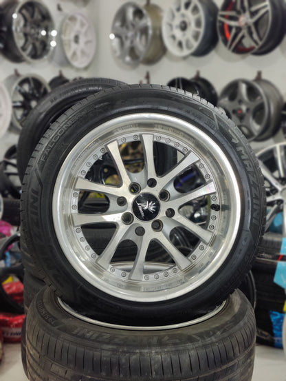 Karanze wheels &tyres almost new condition