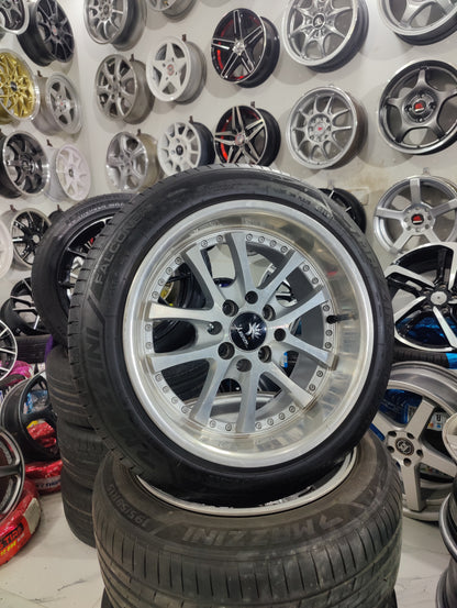 Karanze wheels &tyres almost new condition